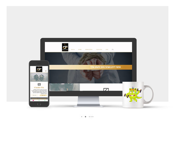 אתר Wix תדמיתי  עבור קרדיט פיקס