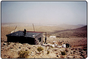 Building the guest cabins