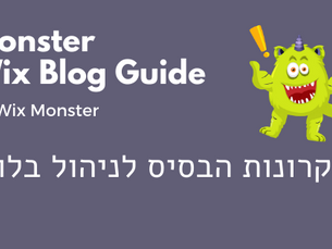 עקרונות הבסיס לניהול בלוג