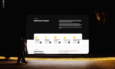 Crystal Finishing Services - Industrial B2B Website Design | Wix Monster