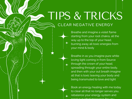 How to Clear Toxic Negative Energy...