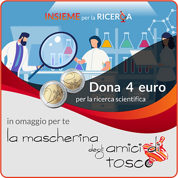 Dona 4 euro per la ricerca scientifica