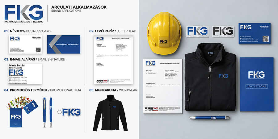 FKG branding applications and workwear
