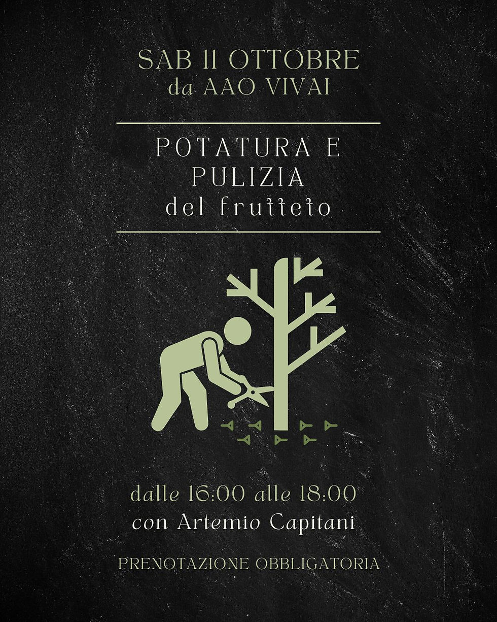 CORSO: L'arte della potatura