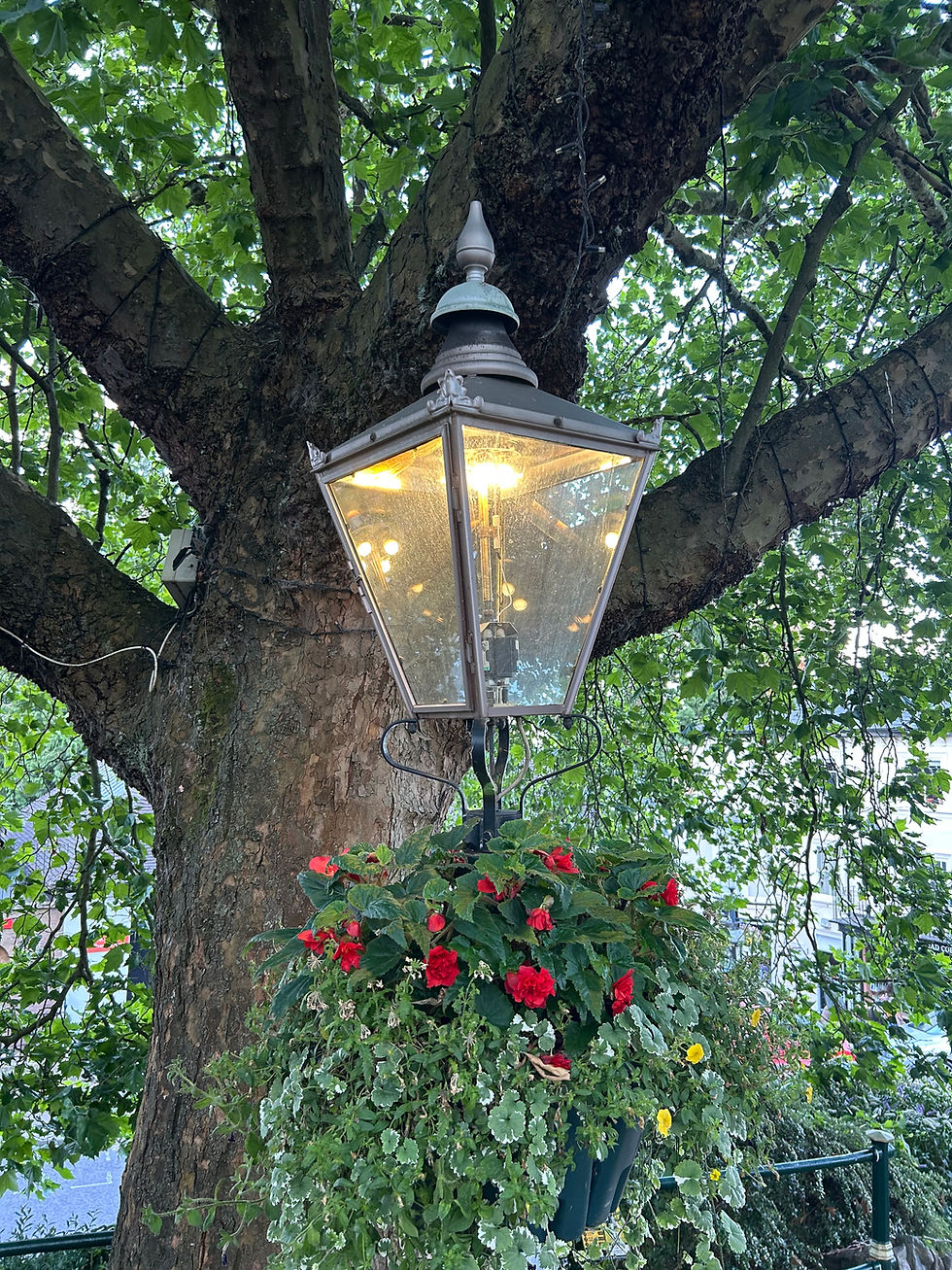 Malvern Gas Lamps, & Springs Walk