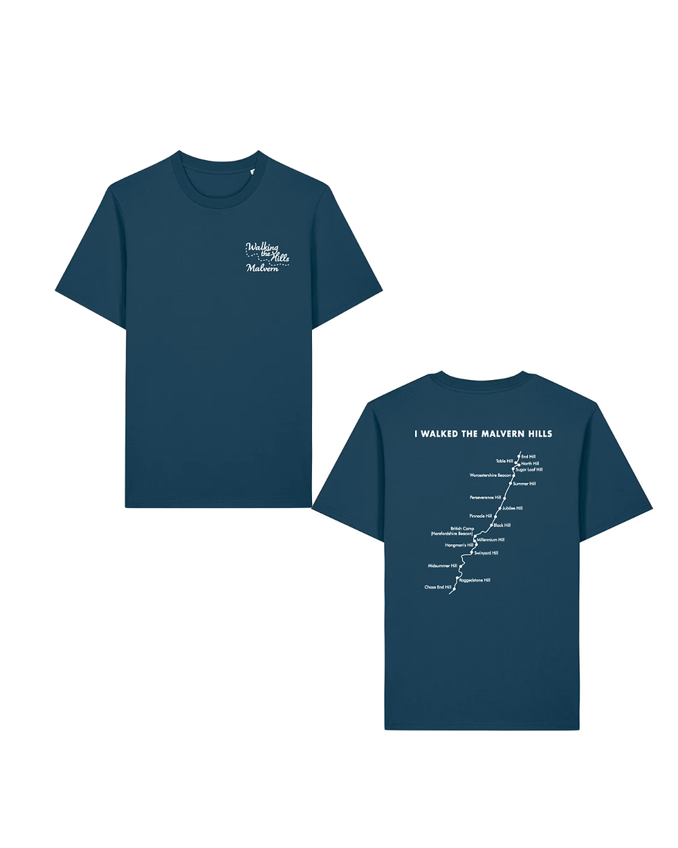Thumbnail: Men’s “I Walked the Malvern Hills” Organic T-Shirt