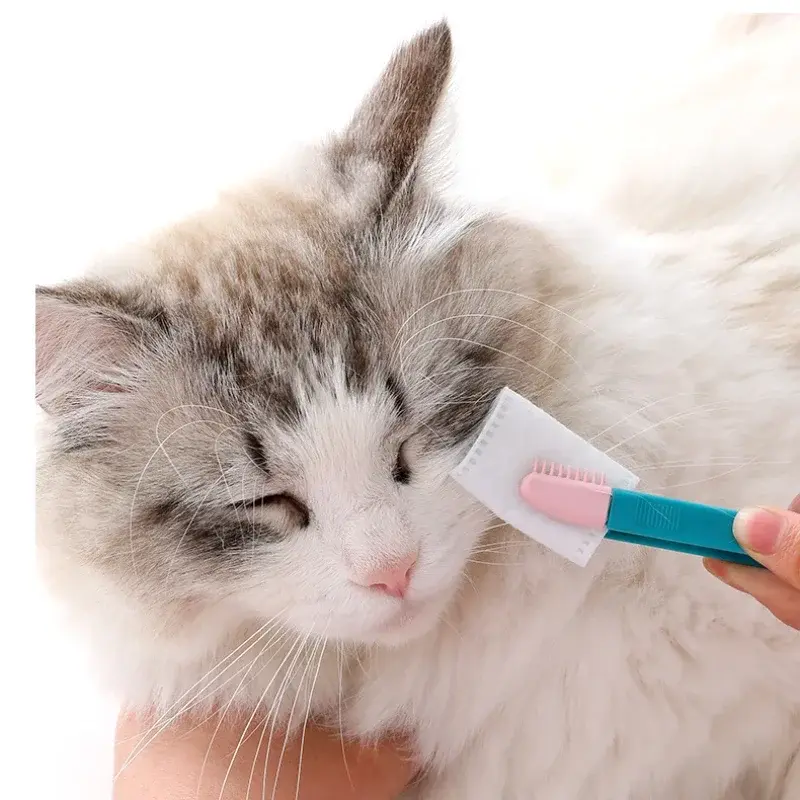 Thumbnail: Pet Eye Cleaning Brush Comb Tear Stain Remover Cleaning Grooming Brushes for Sma