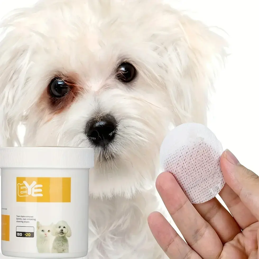 Thumbnail: 200pcs Pet Eye Cleaning Wipes, Gentle Tear Stain Remover Wipes for Dogs and Cats