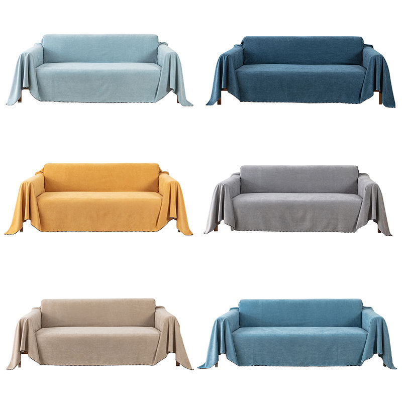 Thumbnail: Waterproof Sofa Towel Solid Colour High Quality Sofa Cover Multifunctional Dustp