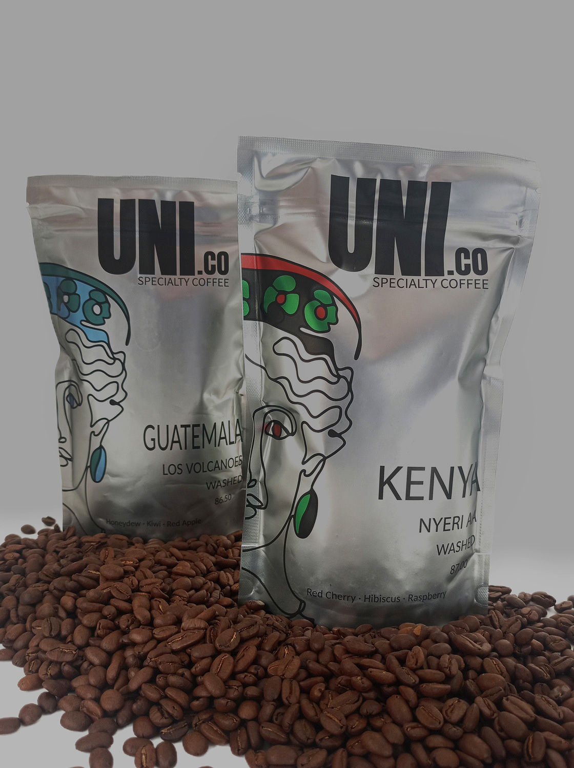 UNICO Specialty Coffee Bundle - Guatemala and Kenya Single Origin Pairings (2x250g)