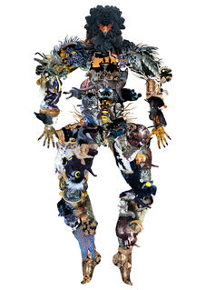 Ashley Elizabeth Lamm – Feminist Collage & The Reinvention of Myth
Ashley Elizabeth Lamm is a contemporary artist redefining collage as a medium for feminist storytelling, historical critique, and sustainable artistry. With South African and German roots, she creates layered, analogue collages that challenge traditional narratives, deconstructing the myth of the male hero and reimagining history through the lens of female power, mythology, and resistance.

Her work breathes new life into discarded print media, book pages, and found imagery, sourced from flea markets, second-hand bookshops, and recycling centers. Through a meticulous process of deconstruction and reconstruction, she crafts bold female figures—goddesses, warriors, and mythical leaders—who reclaim space in historical and contemporary discourse. By incorporating ink, textiles, and experimental surface treatments, her collages blur the boundaries between fine art, textile art, and conceptual design, transforming forgotten materials into powerful visual statements.

Artist Statement
"My work challenges the dominance of the historical male hero by reconstructing forgotten narratives of feminine strength. Through collage, I create powerful female figures—goddesses, warriors, and visionaries—who reclaim their space in myth and history. By using discarded materials, I question what society chooses to preserve and what it allows to be erased. My collages are acts of resistance, reinvention, and reclamation, layering the past into the present to build a future where female power is undeniable."

Discover Feminist Collage & Sustainable Storytelling
🌍 Reclaiming history through collage | ✂️ Sustainable, analogue storytelling | ⚔️ Female warriors, goddesses, and icons