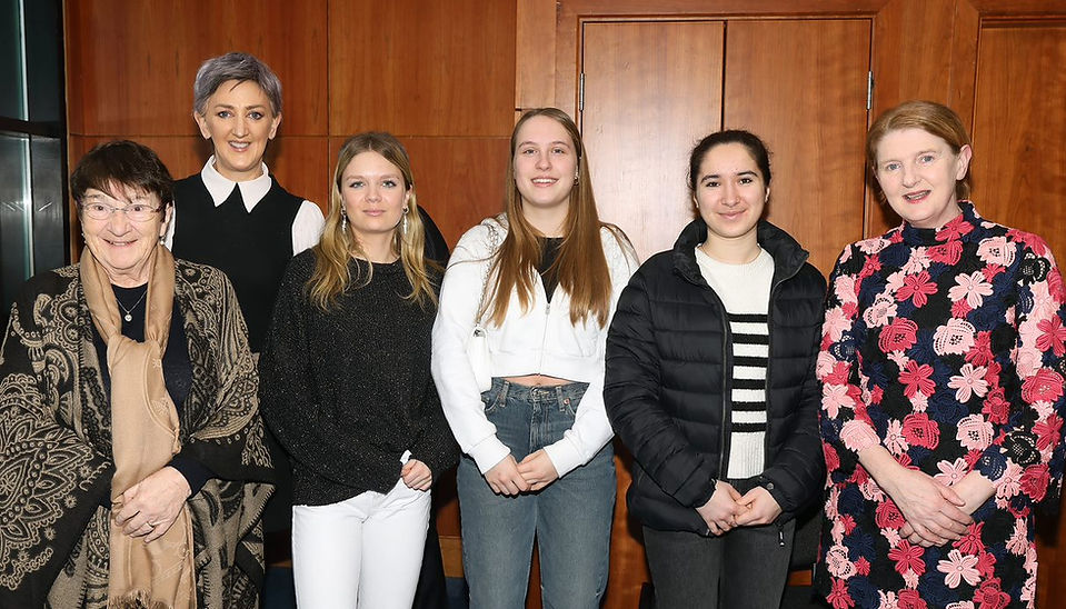 Seven women at Newbliss Hub opening