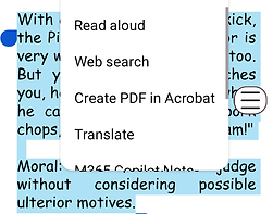 Illustrated to select "Translate"