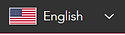 American Flag with English spelt