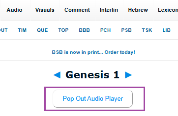 Step 2 to access the Bible Hub