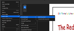 3 steps to export a PDF to Word
