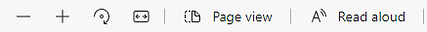 Edge Toolbar for reading PDFs