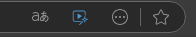 Translate icon is circled