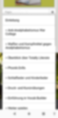 3 parallel bars to access menu