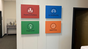 Signage with Stand-offs