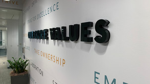 Vinyl Prints and Dimensional Lettering