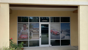 Window Graphics and Overhead Signage