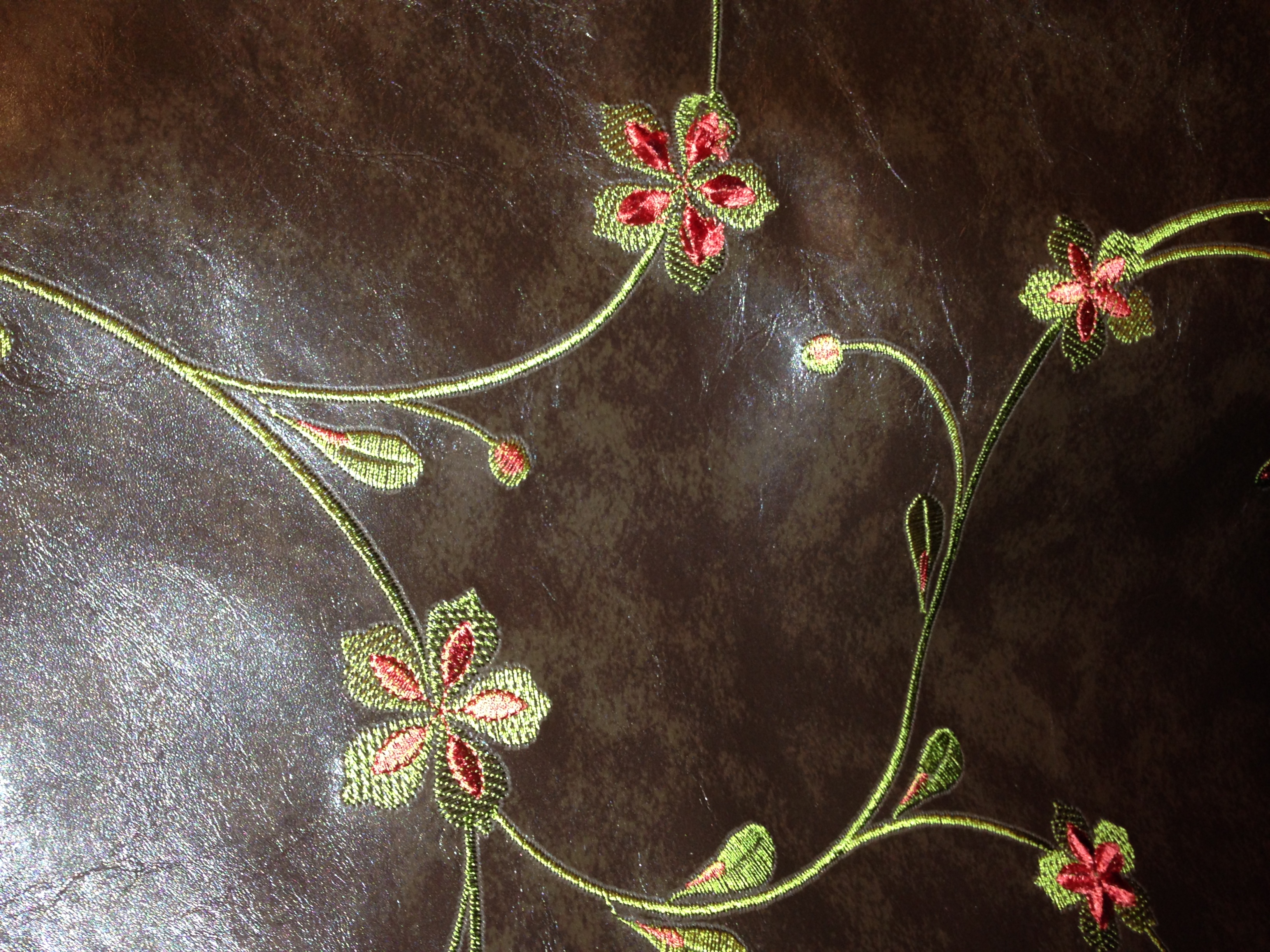 F-36 Brown Floral Fabric