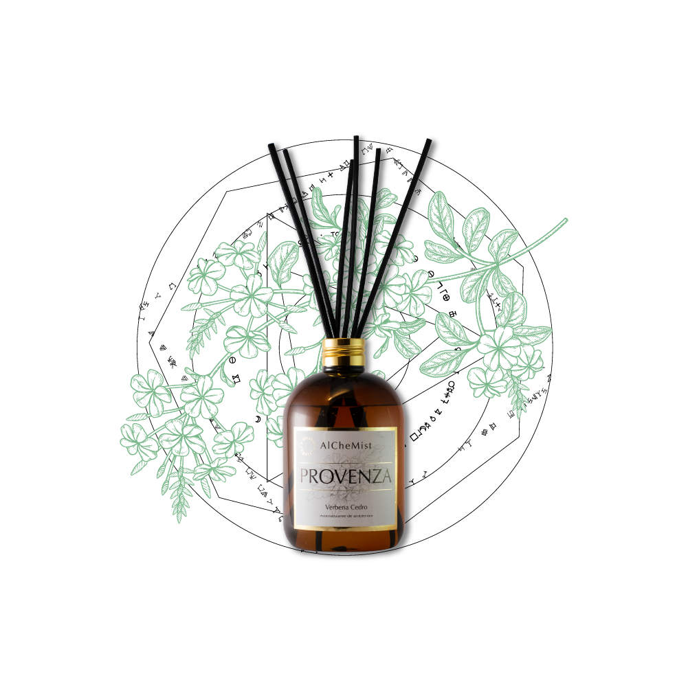 PROVENZA - VERBENA CEDRO Difusor Aromático color Ambar 300ML