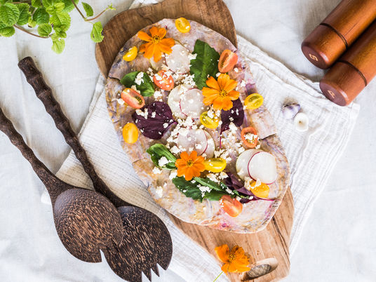 Colourful Marable Pizza