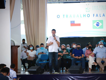 Interior é o foco | Saullo Vianna participa de inaugurações em Tefé e S. Antônio do Içá