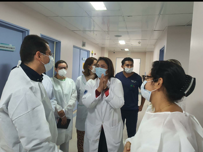 Em visita ao HPS 28 de Agosto, secretário de Saúde anuncia aumento do número de leitos de retaguarda