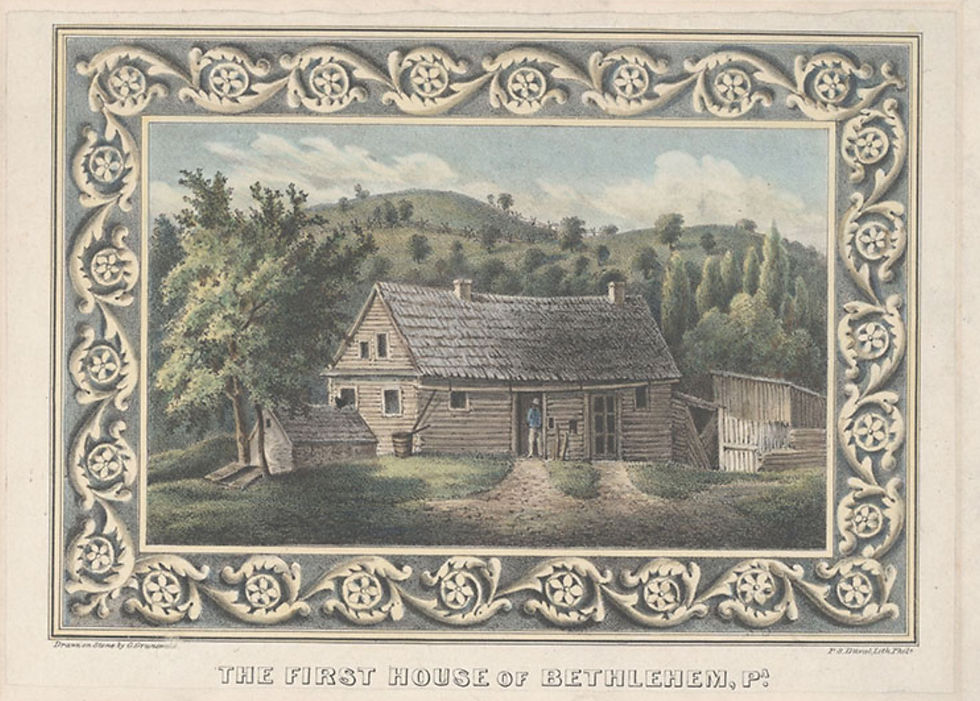The First House of Bethlehem, Pennsylvania
