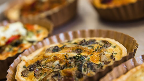 9-INCH MUSHROOM QUICHE