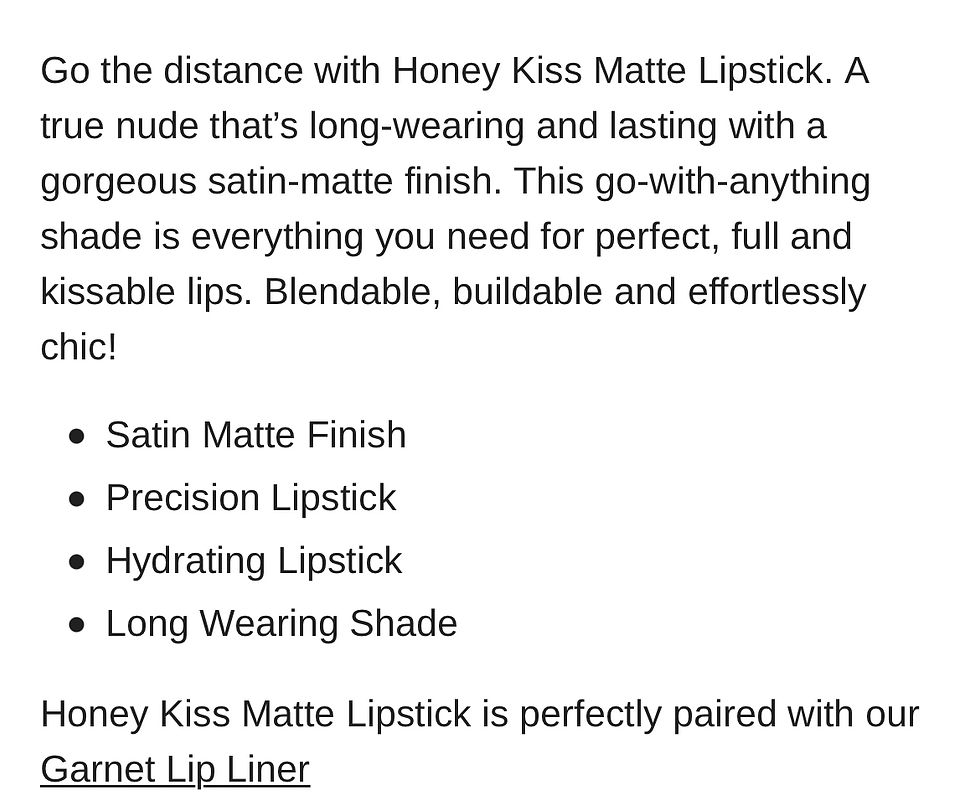 Thumbnail: Luna- honey kiss matte lipstick
