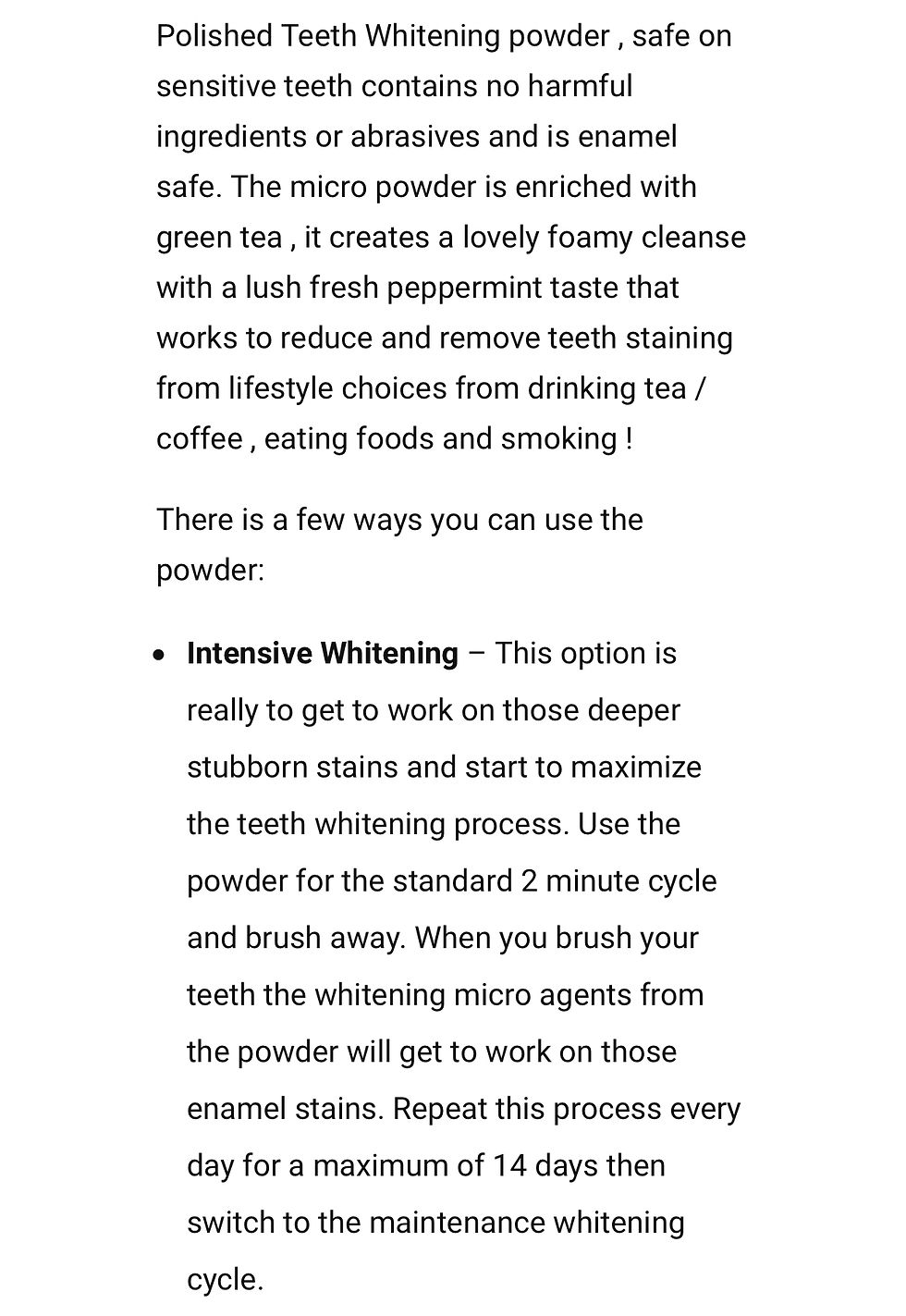 Thumbnail: Polished- teeth whitening powder