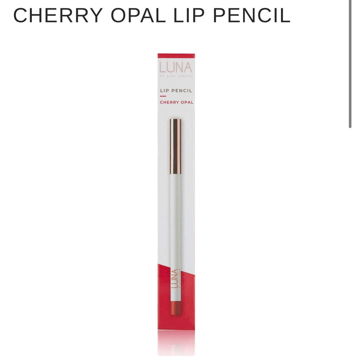 Lip liner - Luna cherry opal