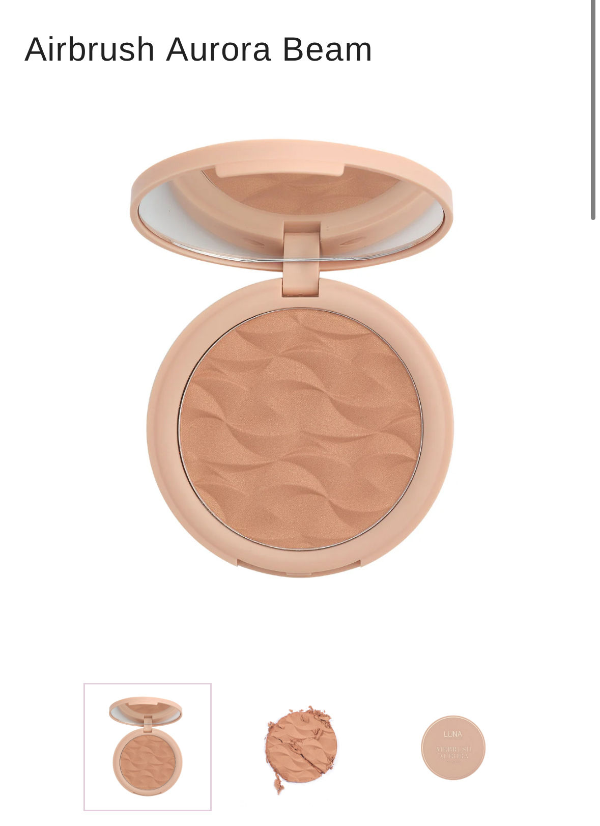 Airbrush aurora powder - beam 