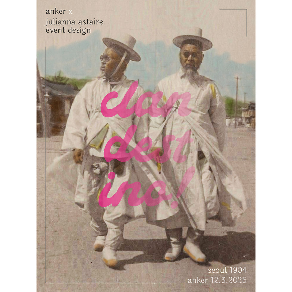 Clandestino! Scene III: Seoul, 1904