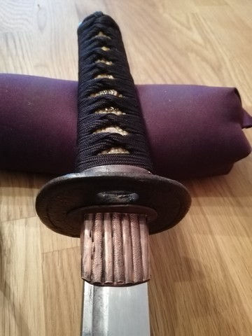 Nettoyage de la Tsuba et de l'Habaki