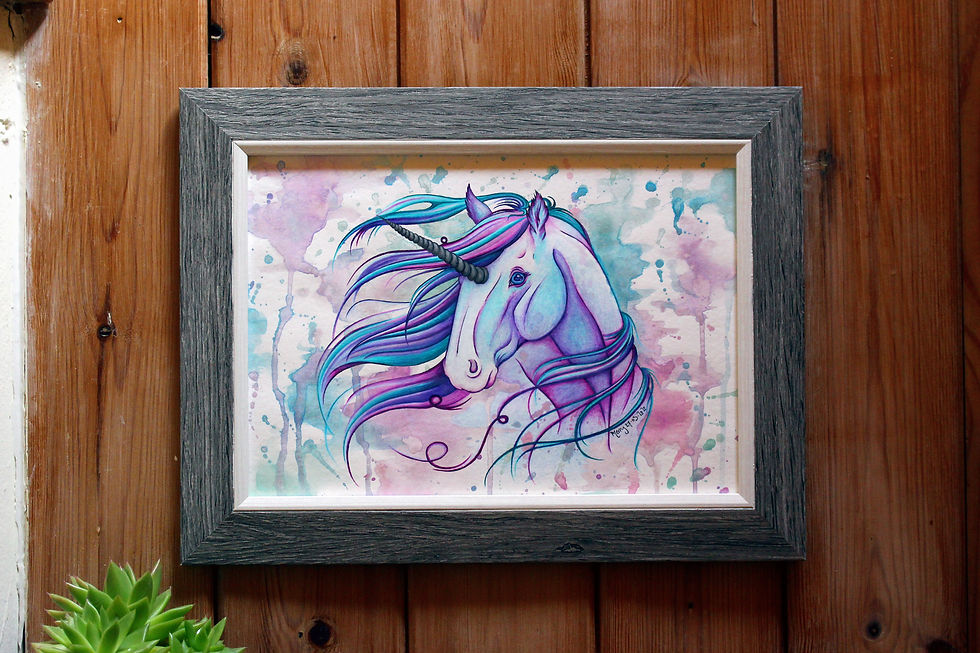 Thumbnail: Serendipity - Original Framed Illustration