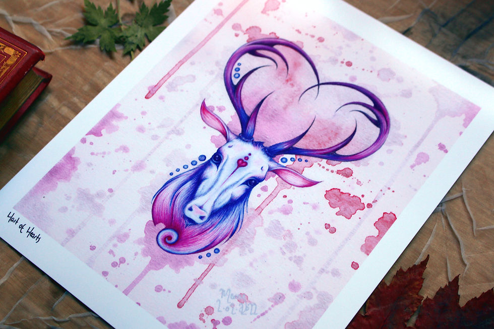 Thumbnail: Hart of Hearts - Art Print
