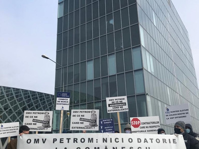 Din nou în stradă, la sediul OMV Petrom, GSP Holding și la Rafinăria Petrobrazi.