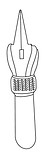 Drawing of a nib