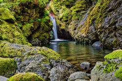 hidden waterfall