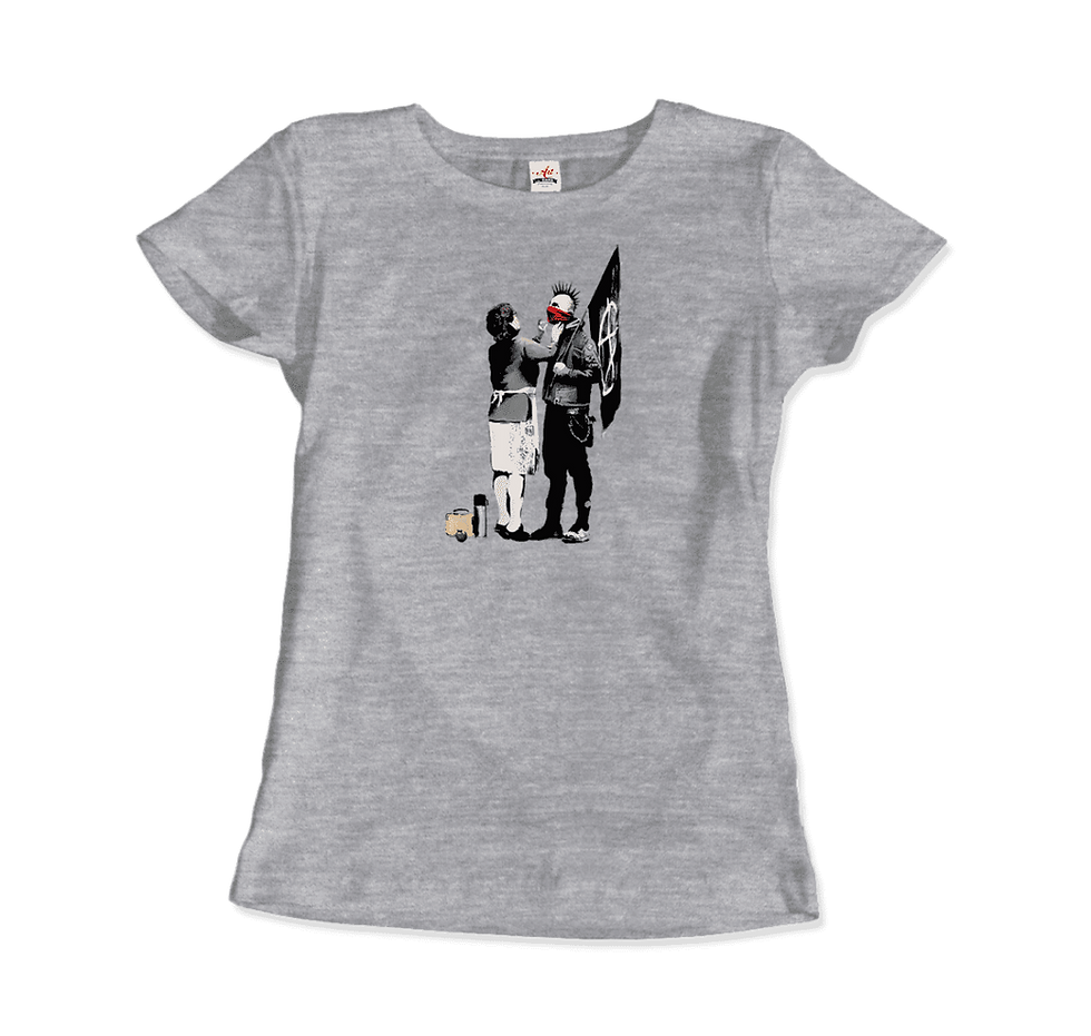Thumbnail: Banksy Anarchist Punk and His Mother Artwork T-Shirt