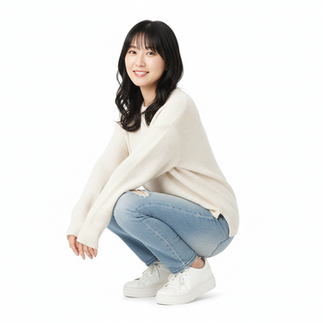 しゃがみショット