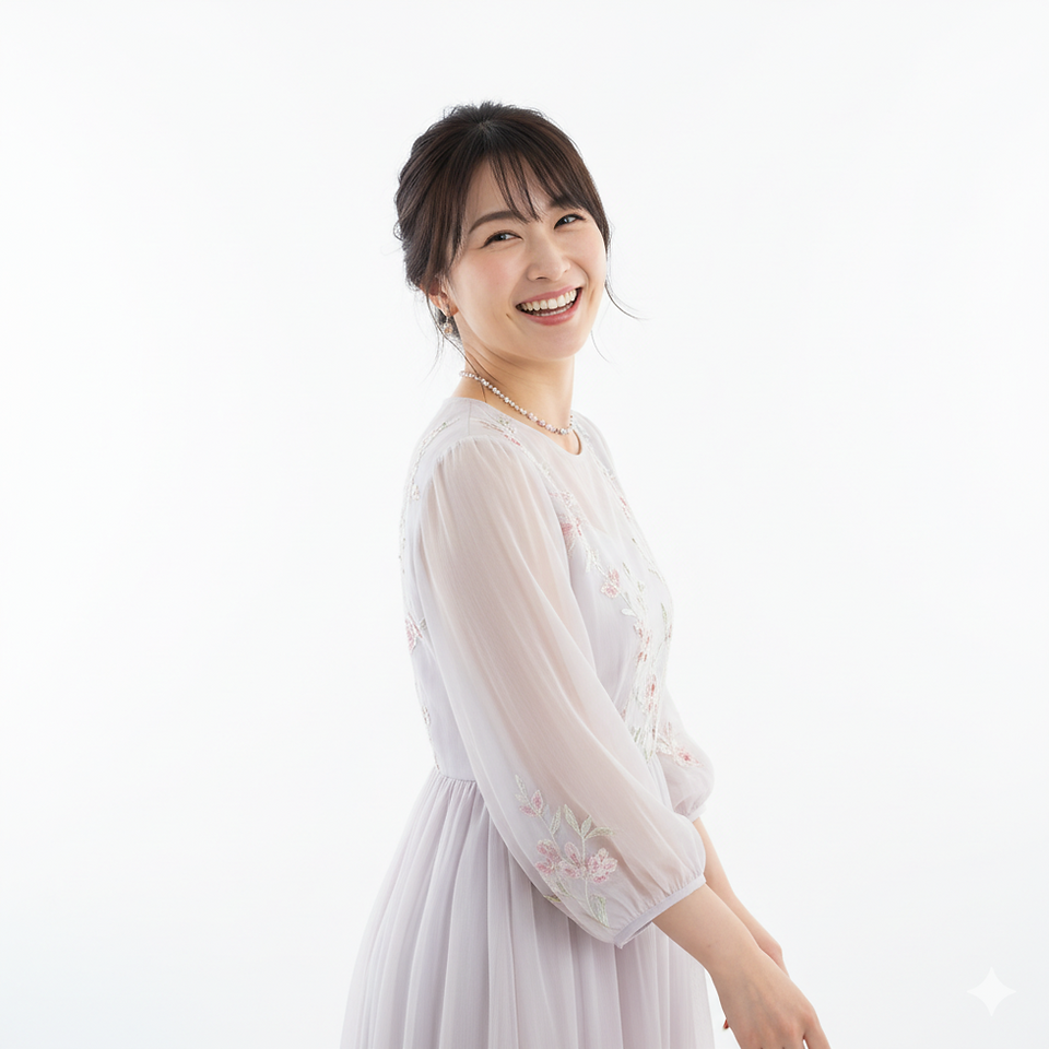 振り向きで可愛く