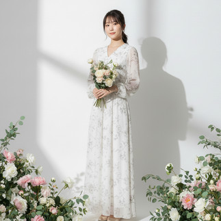 花で立体感をプラス