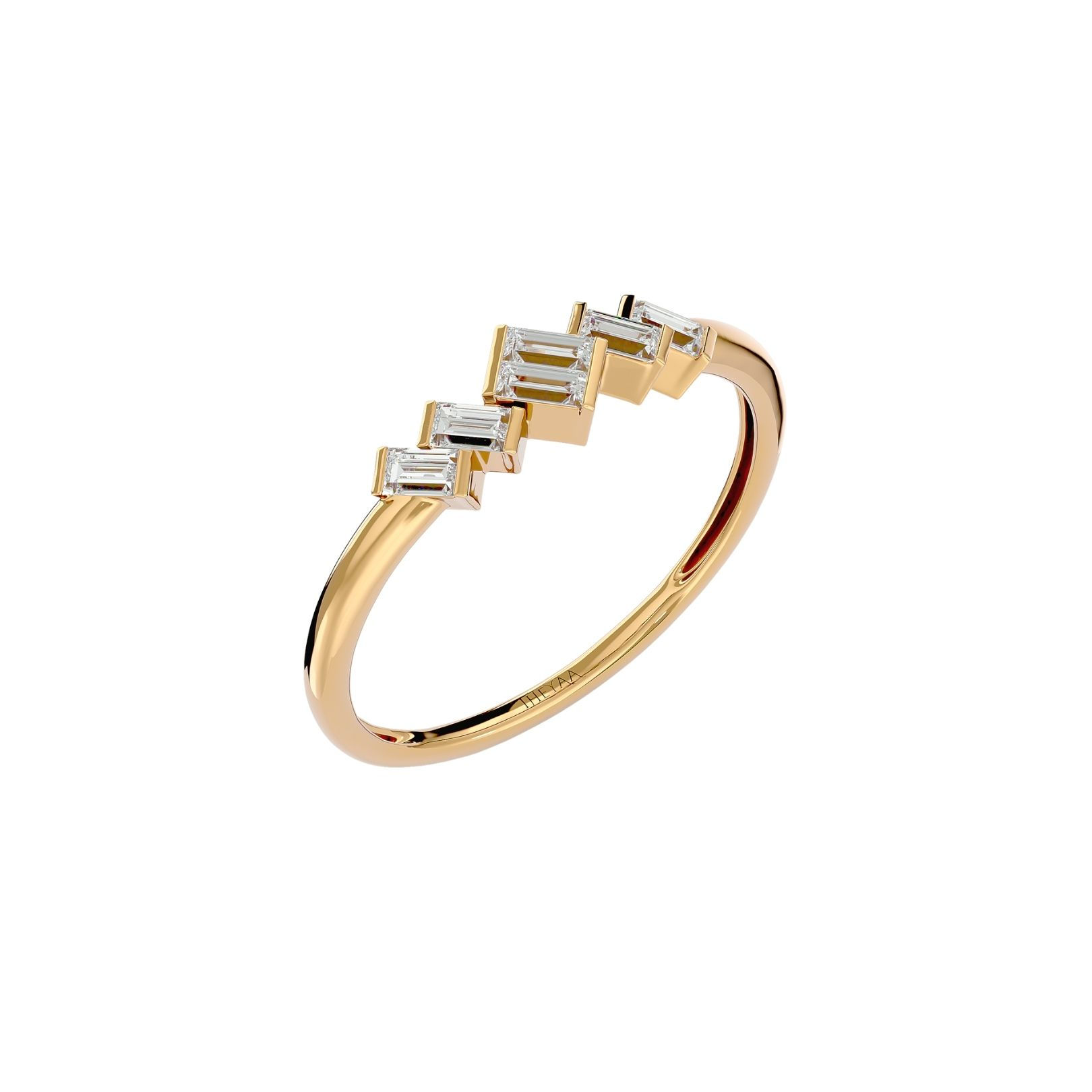 Straight Baguette Diamond Ring