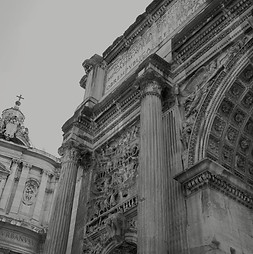 Arch of Septimius Severus in Forum Roman